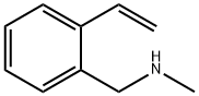 Benzenemethanamine, 2-ethenyl-N-methyl- Structure