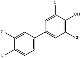 4'-OH-3,3',4,5'-TetraCB Structure