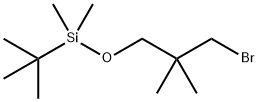 Silane, (3-bromo-2,2-dimethylpropoxy)(1,1-dimethylethyl)dimethyl- Structure