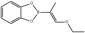 1,3,2-Benzodioxaborole, 2-[(1Z)-2-ethoxy-1-methylethenyl]- 구조식 이미지