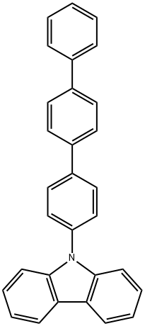 9H-Carbazole, 9-[1,1':4',1''-terphenyl]-4-yl- Structure