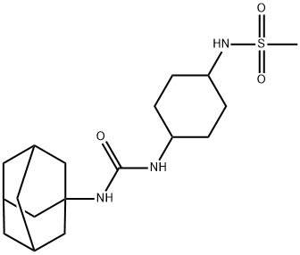 N-(4-(3-(Adamantan-1-yl)ureido)cyclohexyl)methanesulfonamide Structure