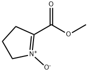 2H-Pyrrole-5-carboxylicacid,3,4-dihydro-,methylester,1-oxide(9CI) Structure