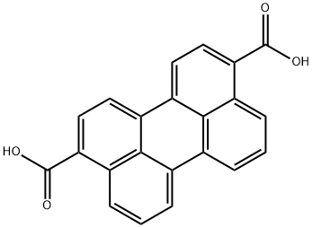 3,10-Perylenedicarboxylic acid 구조식 이미지