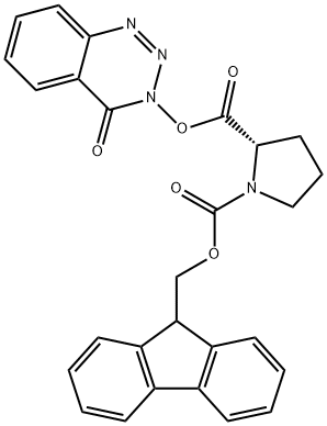 Fmoc-Pro-ODhbt Structure