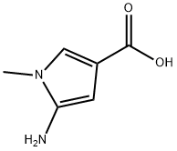 1H-Pyrrole-3-carboxylic acid, 5-amino-1-methyl- Structure