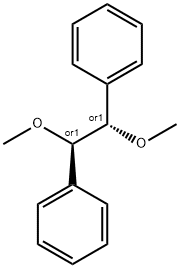 Benzene, 1,1'-[(1R,2S)-1,2-dimethoxy-1,2-ethanediyl]bis-, rel- Structure