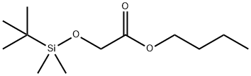 Acetic acid, 2-[[(1,1-dimethylethyl)dimethylsilyl]oxy]-, butyl ester Structure