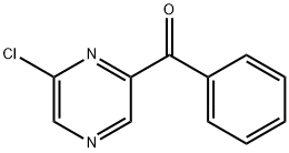 Methanone, (6-chloro-2-pyrazinyl)phenyl- Structure