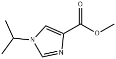 1-propan-2-yl-4-imidazolecarboxylic acid methyl ester Structure