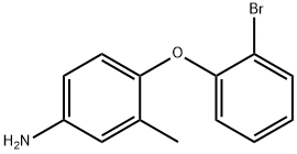 4-(2-Bromophenoxy)-3-methylaniline Structure