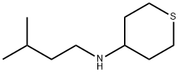 2H-Thiopyran-4-amine, tetrahydro-N-(3-methylbutyl)- Structure