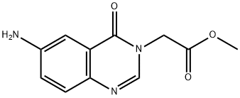 methyl 2-(6-amino-4-oxo-3,4-dihydroquinazolin-3-yl)acetate 구조식 이미지