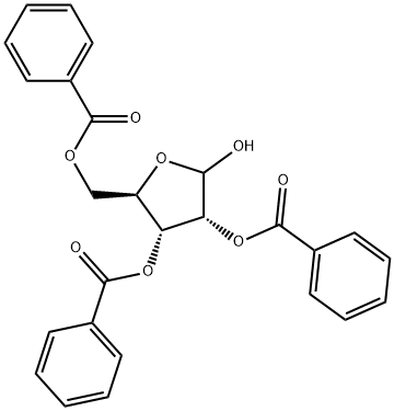 D-Ribofuranose, 2,3,5-tribenzoate Structure