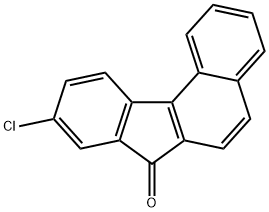 7H-Benzo[c]fluoren-7-one, 9-chloro- Structure