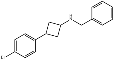 N-benzyl-3-(4-bromophenyl)cyclobutanamine Structure