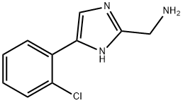 1H-Imidazole-2-methanamine, 5-(2-chlorophenyl)- Structure