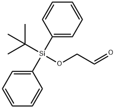 Acetaldehyde, 2-[[(1,1-dimethylethyl)diphenylsilyl]oxy]- 구조식 이미지
