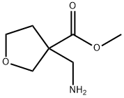 3-Furancarboxylic acid, 3-(aminomethyl)tetrahydro-, methyl ester Structure