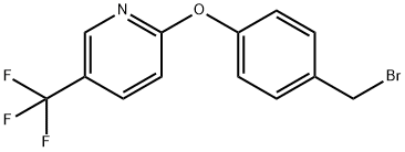 Pyridine, 2-[4-(bromomethyl)phenoxy]-5-(trifluoromethyl)- 구조식 이미지