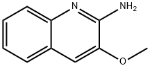 2-Quinolinamine, 3-methoxy- 구조식 이미지