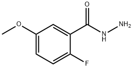 2-Fluoro-5-methoxy-benzhydrazide 구조식 이미지