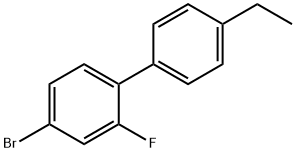 1,1'-Biphenyl, 4-bromo-4'-ethyl-2-fluoro- Structure