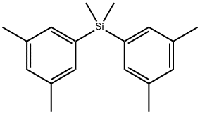 Benzene, 1,1'-(dimethylsilylene)bis[3,5-dimethyl- Structure