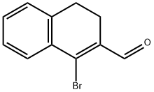 2-Naphthalenecarboxaldehyde, 1-bromo-3,4-dihydro- 구조식 이미지