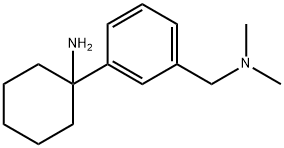 Benzenemethanamine, 3-(1-aminocyclohexyl)-N,N-dimethyl- Structure