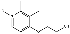 4-(2-hydroxyethoxy)-2,3-dimethylpyridine N-oxide Structure