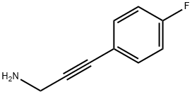 2-Propyn-1-amine, 3-(4-fluorophenyl)- Structure