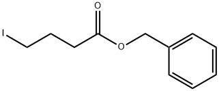 Butanoic acid, 4-iodo-, phenylmethyl ester Structure