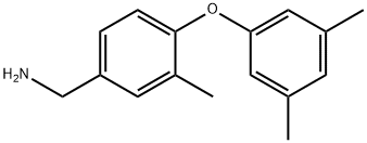 4-(3,5-dimethylphenoxy)-3-methylphenyl]methanamine 구조식 이미지