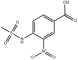 4-Methanesulfonamido-3-nitrobenzoic acid Structure