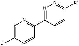 5-Chloro-2-(6'-bromo-3'-pyrimidyl)pyridine Structure