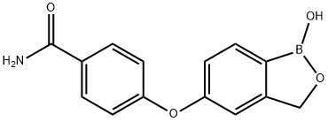 4-[(1,3-Dihydro-1-hydroxy-2,1-benzoxaborol-5-yl)oxy]-benzamide Structure
