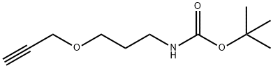 Carbamic acid, N-[3-(2-propyn-1-yloxy)propyl]-, 1,1-dimethylethyl ester Structure