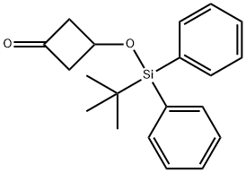 Cyclobutanone, 3-[[(1,1-dimethylethyl)diphenylsilyl]oxy]- Structure