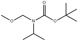 Carbamic acid, N-(methoxymethyl)-N-(1-methylethyl)-, 1,1-dimethylethyl ester 구조식 이미지