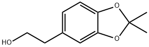 1,3-Benzodioxole-5-ethanol, 2,2-dimethyl- Structure