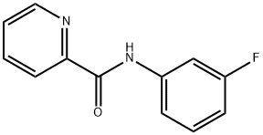 2-Pyridinecarboxamide, N-(3-fluorophenyl)- Structure