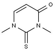 4(1H)-Pyrimidinone, 2,3-dihydro-1,3-dimethyl-2-thioxo- Structure