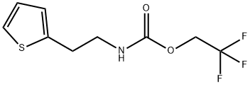 2,2,2-Trifluoroethyl N-[2-(Thiophen-2-yl)ethyl]carbamate 구조식 이미지