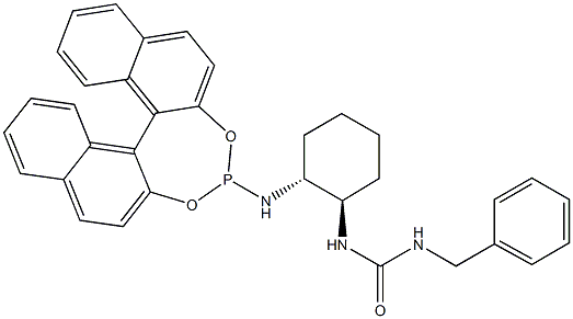 1-Benzyl-3-{(1R,2R)-2-[(11bS)-dinaphtho[2,1-d:1',2'-f][1,3,2]dioxaphosphepin-4-ylamino]cyclohexyl}urea, min. 97% 구조식 이미지