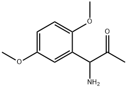 1-AMINO-1-(2,5-DIMETHOXYPHENYL)ACETONE Structure