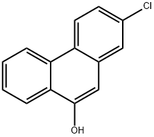 9-Phenanthrenol, 2-chloro- Structure