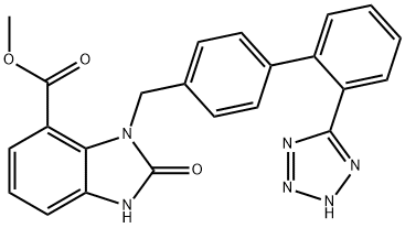 Candesartan Methyl Ester Desethyl Analog 구조식 이미지