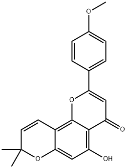 4'-O-Methylatalantoflavone 구조식 이미지