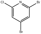 Pyridine, 2,4-dibromo-6-chloro- Structure